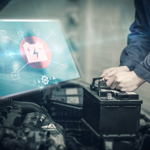 car battery jump-start during monsoon